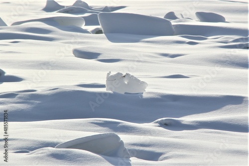 Ice on the Neva River in St. Petersburg