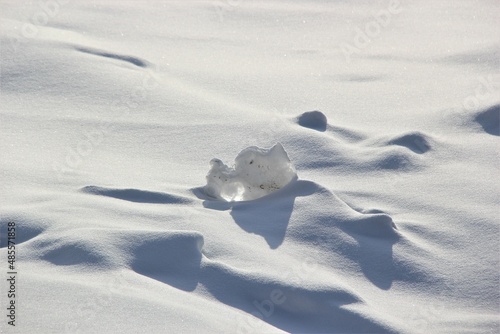 Ice on the Neva River in St. Petersburg