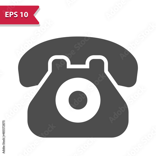 Telephone - Landline - Rotary Phone Icon