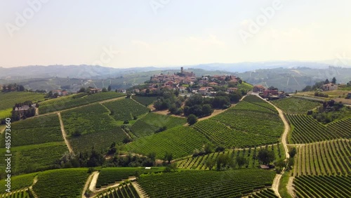 Flying on Barolo's Vineyard - 4K