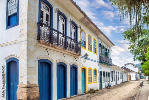 Portuguese Style Colonial Architecture in Paraty, Rio de Janeiro State, Brazil © TOimages