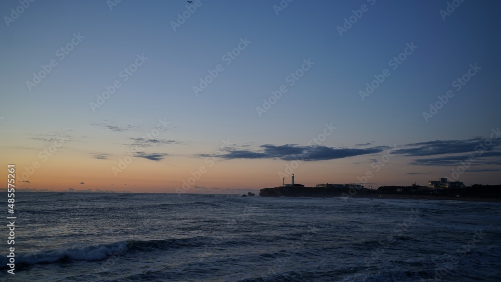 sailboat at sunrise 