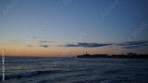 sailboat at sunrise 