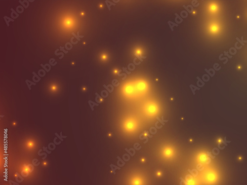 Modern sparkling bokeh background design