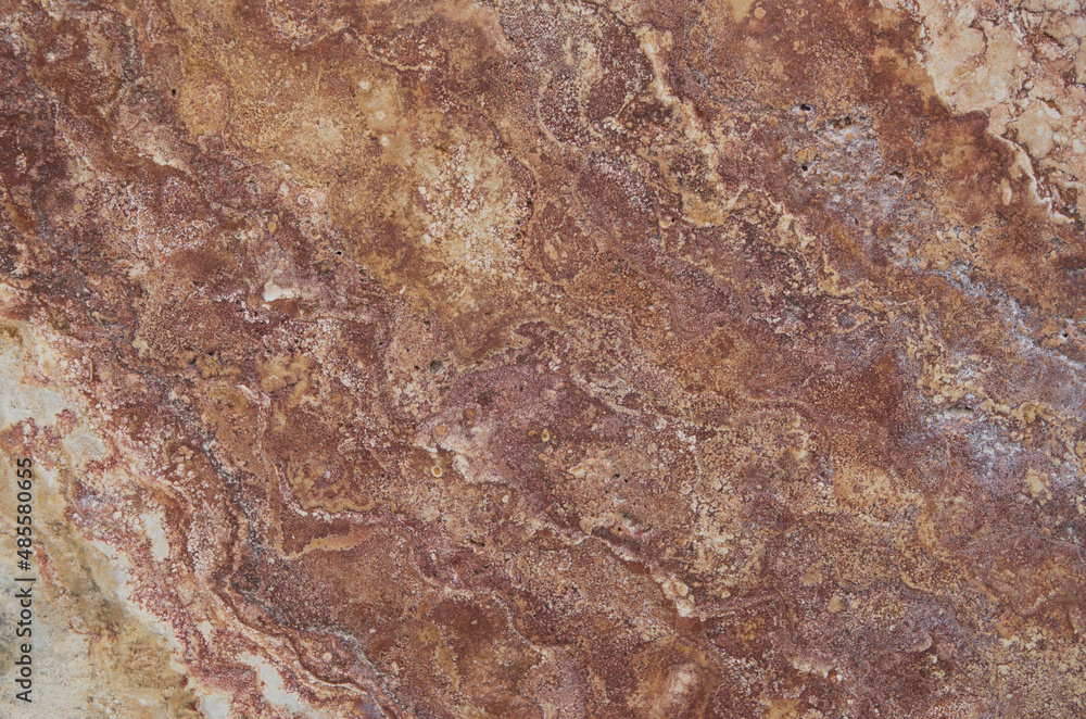 Relief colrful stone with abstract ovals close