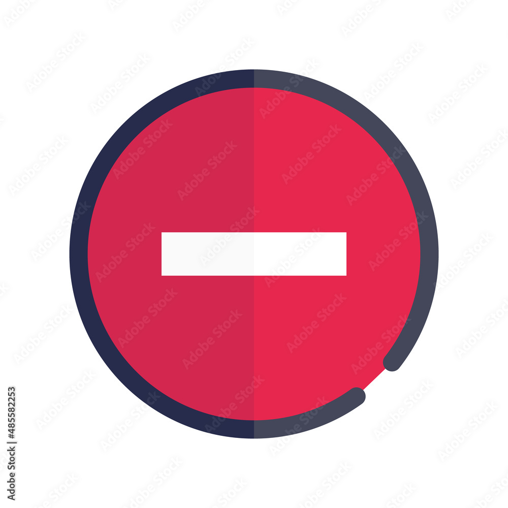 Modern stop icon. Traffic sign. Vector. Modern stop icon. Traffic sign. Vector.