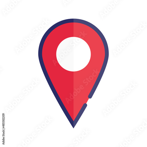 Modern map pin icon. Map location. Vectors. Free Download Modern map pin icon. Map location. Vectors. - GFXLoad