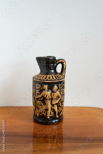 Wallpaper Mural Vintage Italian style majolica vase with a dancing couple Torontodigital.ca