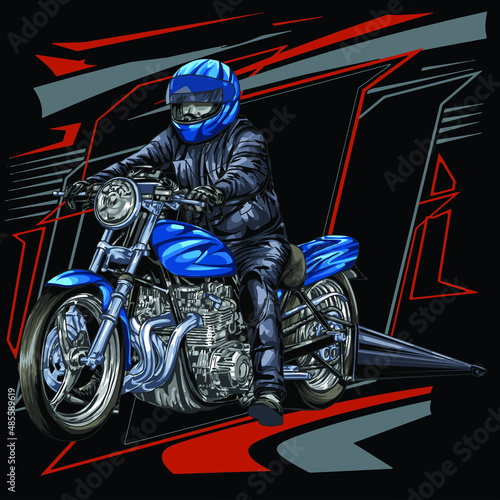 drag race isolated on white background for poster, t-shirt print, business element, social media content, blog, sticker, vlog, and card. vector illustration.