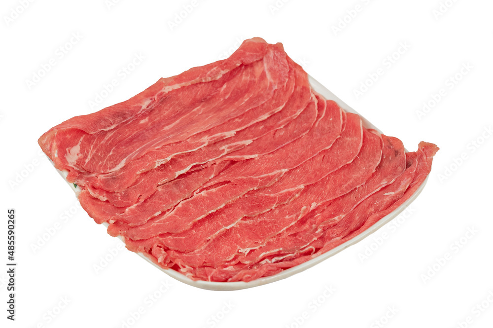 Fototapeta premium raw beef fillets on a plate