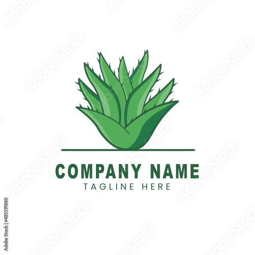 Aloe vera logo design 