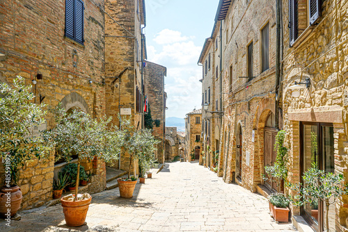 Old street in Volterra - Italy