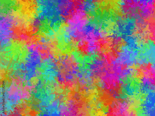 Abstract background with colorful splash painting texture. Colorful tie dye background © Galih Prihatama