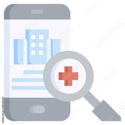 SEARCH flat icon,linear,outline,graphic,illustration