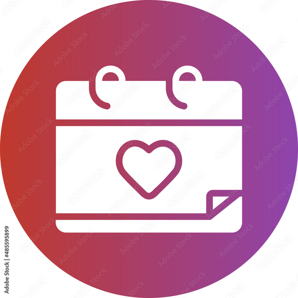 valentines day gradient icon valentines day gradient icon