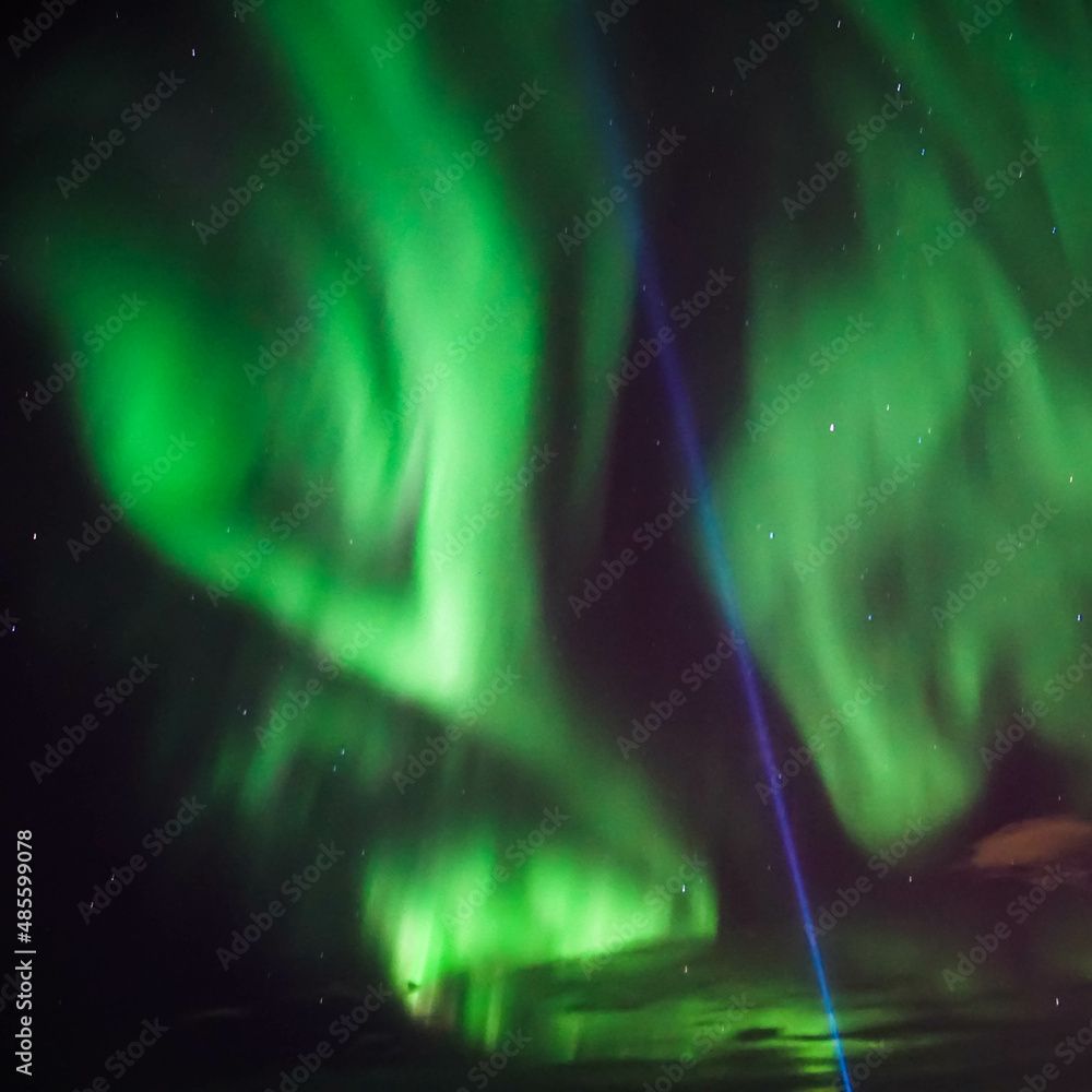Spectacular Aurora Borealis in Iceland