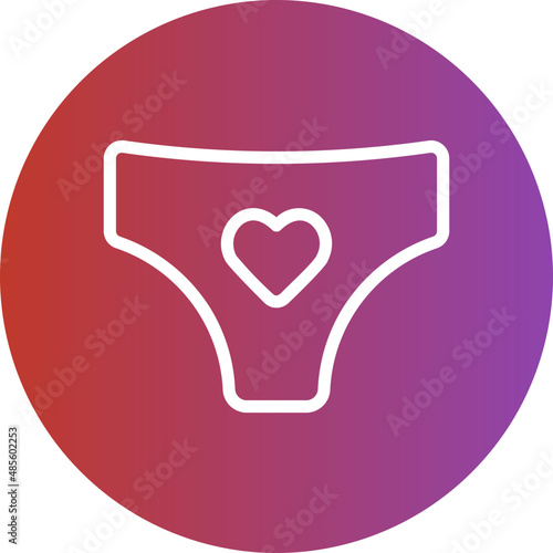 panties gradient icon