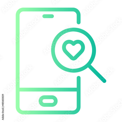 dating app gradient icon