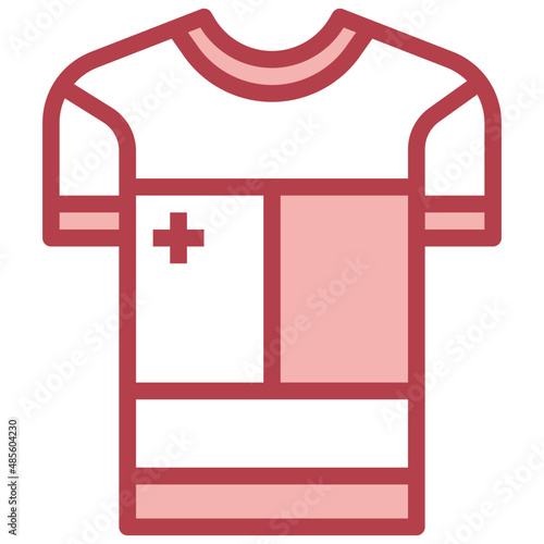 MALTA red line icon,linear,outline,graphic,illustration