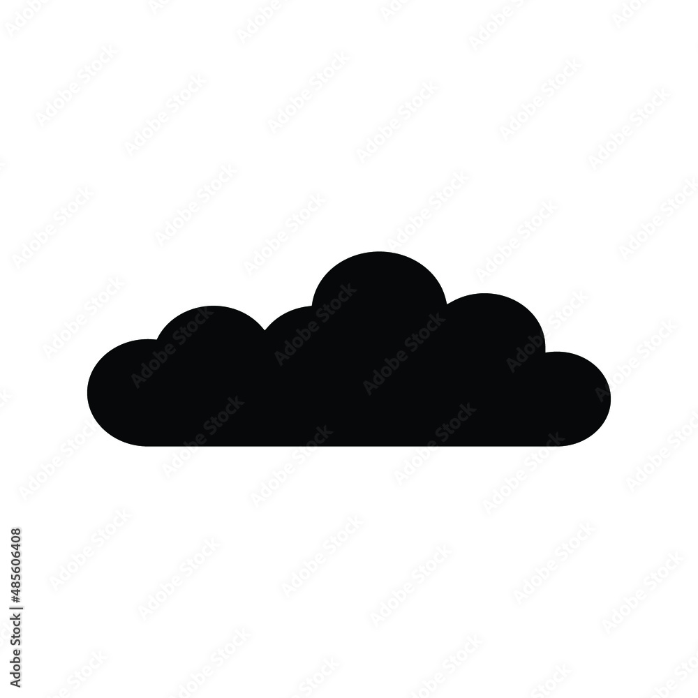 Cloud icon, vector illustration. Flat design style
on white background
Cloud icon, vector illustration. Flat design style
on white background