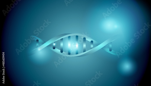 mRNA DNA on a light background