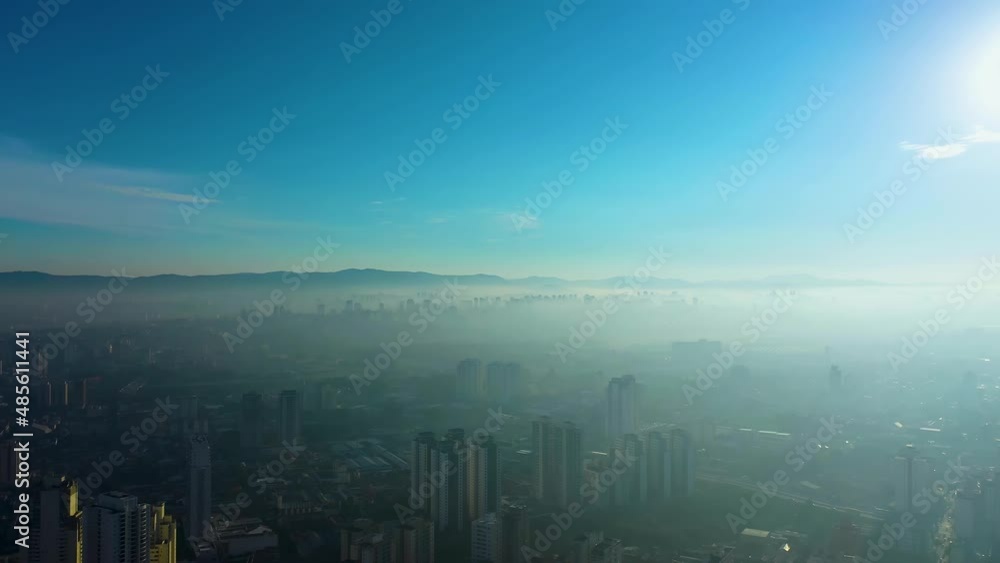 Cityscape of Sao Paulo Brazil. Stunning landscape of downtown district city. Metropolis landscape of landmark city. Cityscape of Sao Paulo Brazil. Stunning landscape of downtown district city. Metropolis landscape of landmark city.
