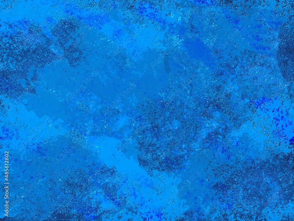 Abstract dark blue glitter paint splash background