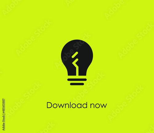 Light bulb vector icon. Editable stroke. Symbol in Line Art Style for Design, Presentation, Website or Apps Elements, Logo. Pixel vector graphics - Vector
