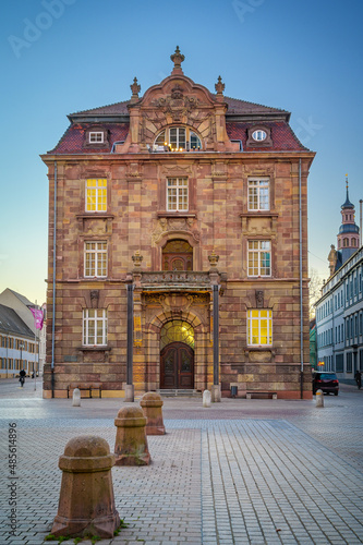 View of the Historic City Hall of Speyer, Germany