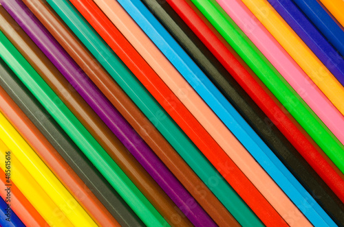 education colour pencils macro backround
