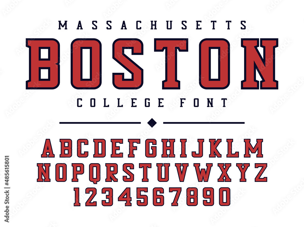 boston red sox font