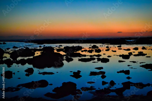 Sunset on the beach