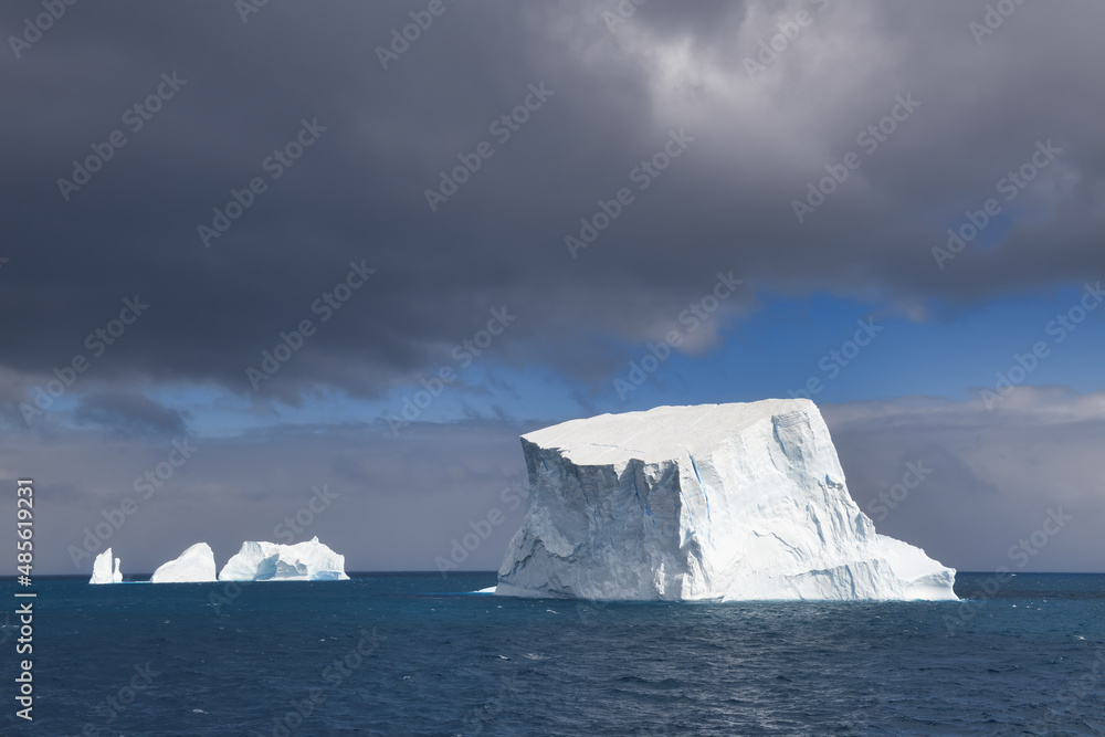 Cooper Bay, Floating Icebergs, South Georgia, South Georgia and the Sandwich Islands, Antarctica Cooper Bay, Floating Icebergs, South Georgia, South Georgia and the Sandwich Islands, Antarctica