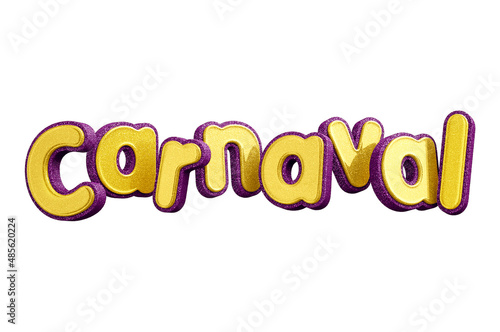 3D carnival logo
