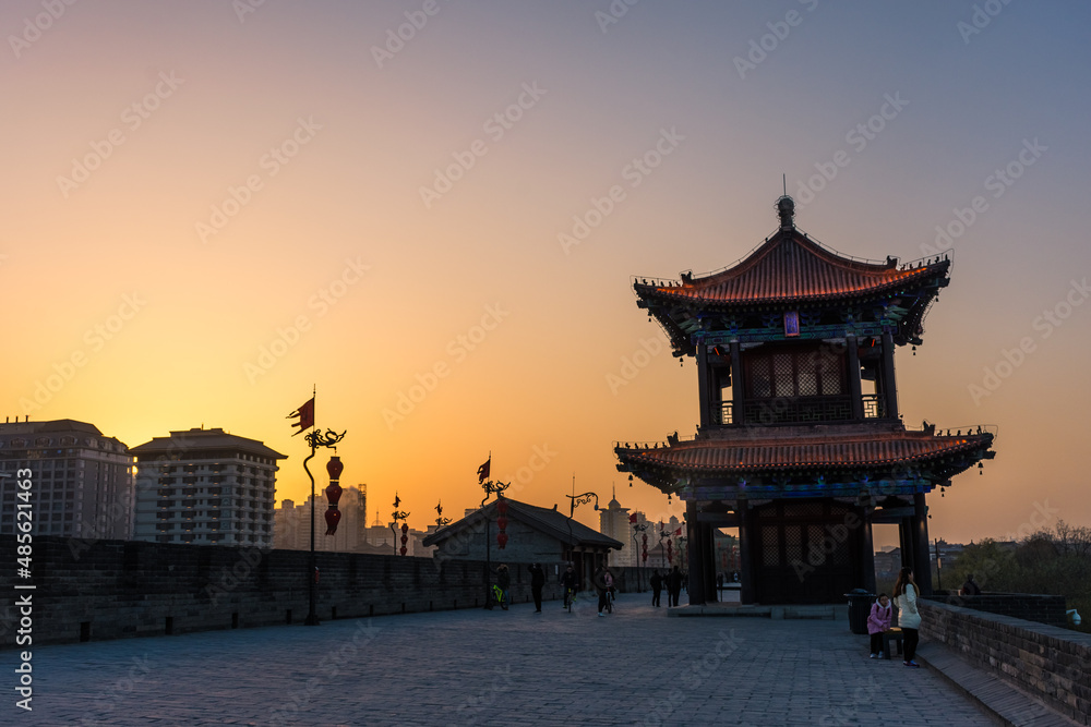 Fototapeta premium Amazing landmark in the historical city of Xi'An, ancient capital of China