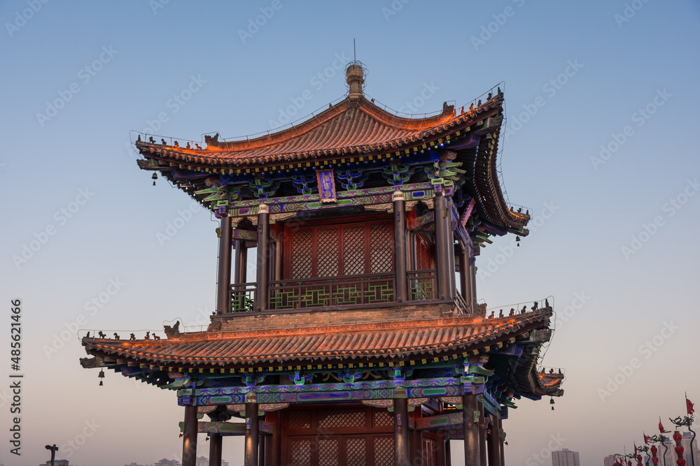 Amazing landmark in the historical city of Xi'An, ancient capital of China Amazing landmark in the historical city of Xi'An, ancient capital of China