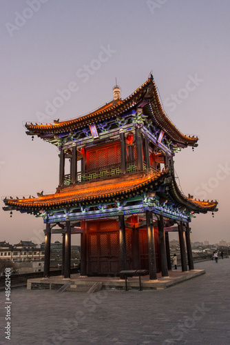 Amazing landmark in the historical city of Xi An  ancient capital of China