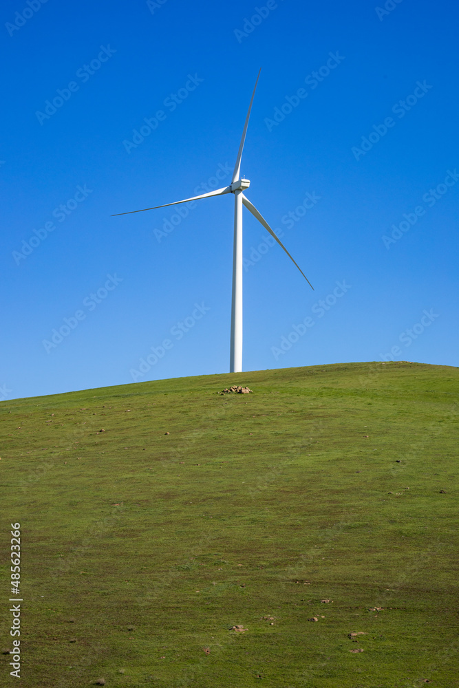 wind farm on rolling hills northern California wind farm on rolling hills northern California