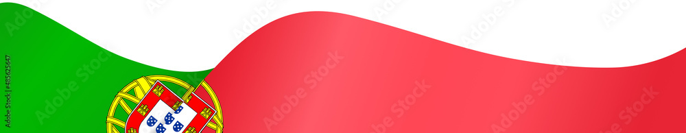 Bottom waving Portugal flag isolated on png or transparent background,Symbol of Portugal, template for banner,card,advertising ,promote,and business matching country poster, vector Bottom waving Portugal flag isolated on png or transparent background,Symbol of Portugal, template for banner,card,advertising ,promote,and business matching country poster, vector