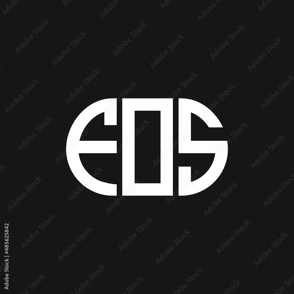 FOS letter logo design on black background. FOS creative initials letter logo concept. FOS letter design. FOS letter logo design on black background. FOS creative initials letter logo concept. FOS letter design.