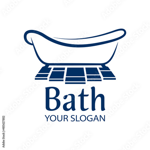 Vector logo of plumbing, baths and showers