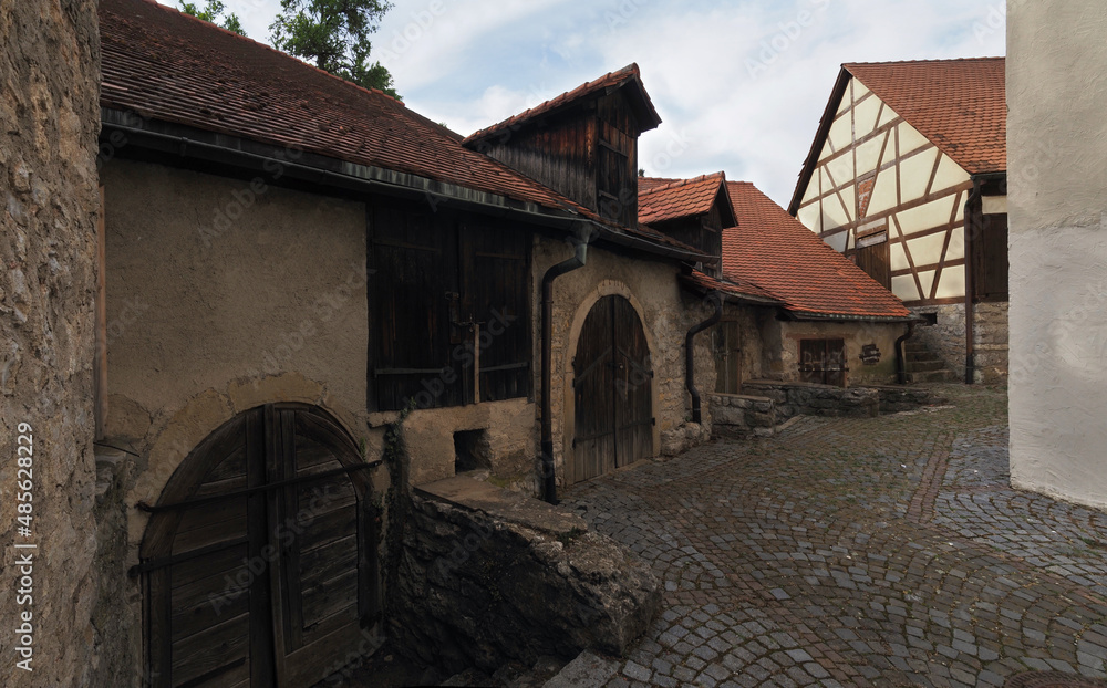 Weissach, Kirchenburg von innen Weissach, Kirchenburg von innen