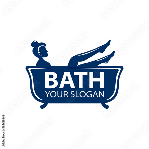 Vector logo of plumbing, baths and showers