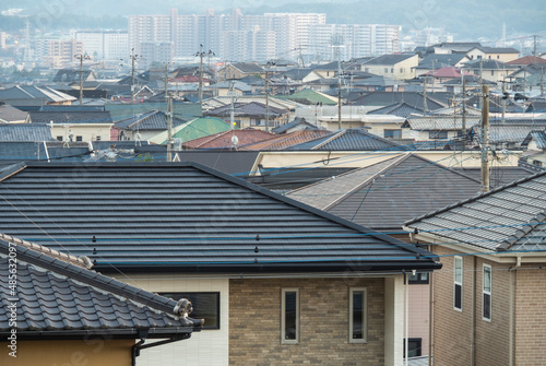 Wallpaper Mural 日本の住宅街と都市風景 Torontodigital.ca