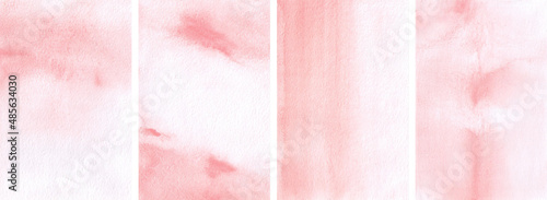 Watercolor texture set. Val...