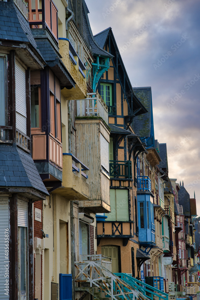 Fototapeta premium Maisons Normandes