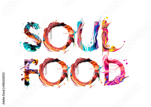 Hand drawn colorful logotype 