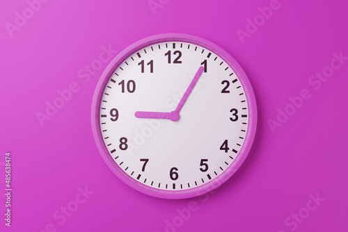 09:05am 09:05pm 09:05h 09:05 21h 21 21:05 am pm countdown - High resolution analog wall clock wallpaper background to count time - Stopwatch timer for cooking or meeting with minutes and hours photo