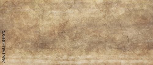 old brown background texture, vintage grunge on paper, wood grain board cracks, antique beige border stripes, retro textured parchment in light brown © Arlenta Apostrophe