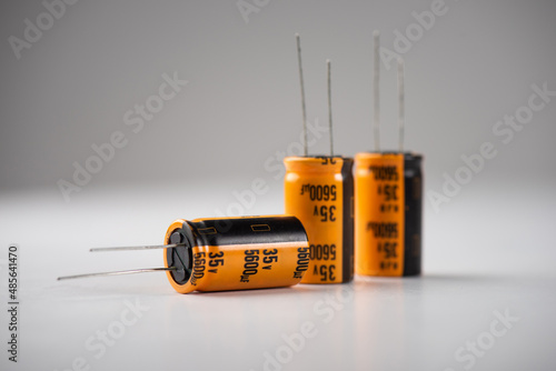 Tableau sur toile Capacitor, electronic parts